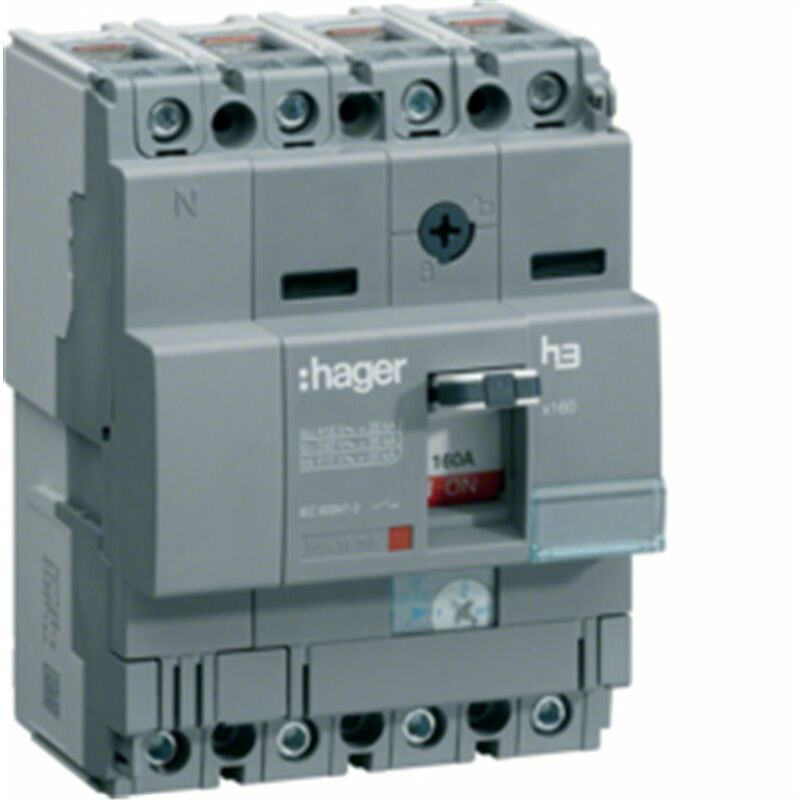 

Interruptor automático Hager H3 HHA126H 125A 4 polos X160 25kA