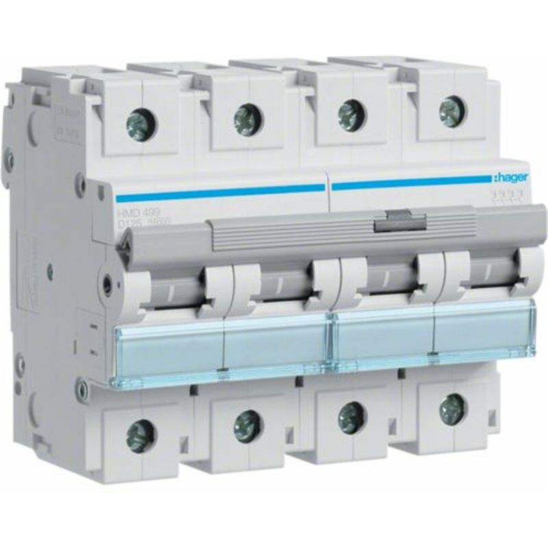 

Interruptor Automatico HM 4P 125A curva D 15kA HMD499 - Hager