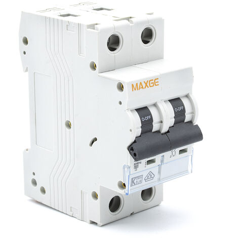 Interruptor automatico industrial 2P-6kA  Blanco 16 A