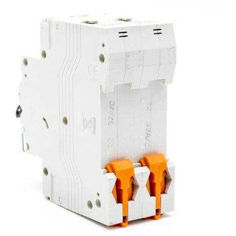 Interruptor automatico industrial 2P-6kA  Blanco 20 A
