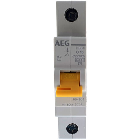 Interruptor Magnetotérmico 4P 16A AEG