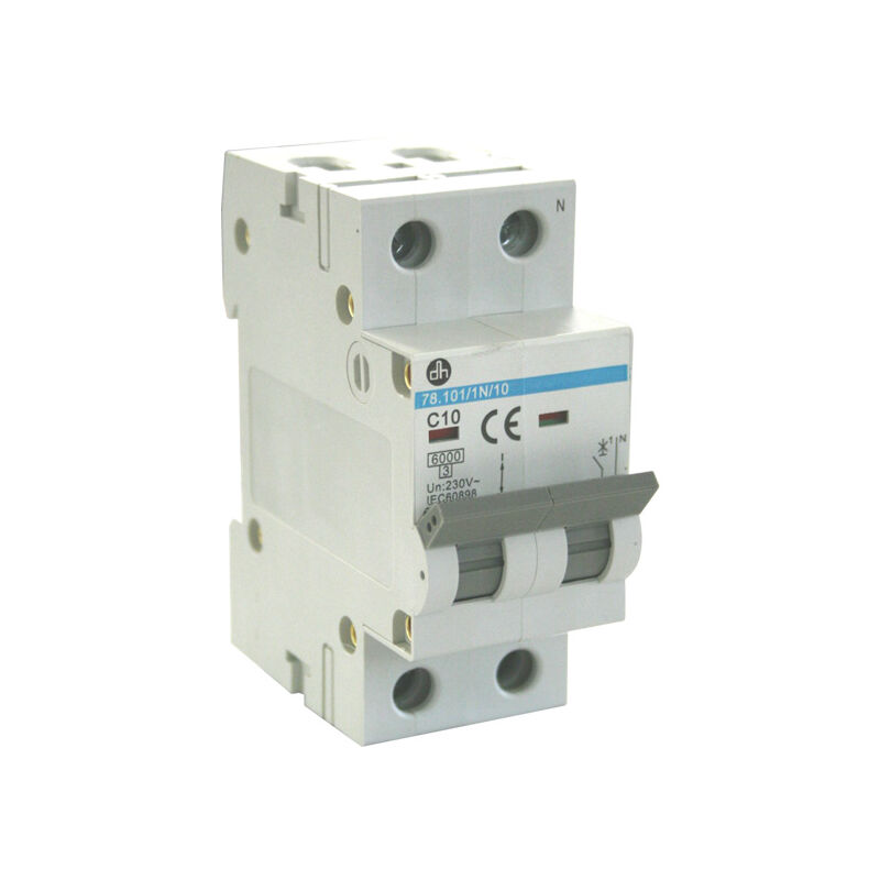 

Interruptor automático magnetotérmico (MCB) 1 + 20 A 230 VAC Electro Dh 78.101/1N/20 8430552107346