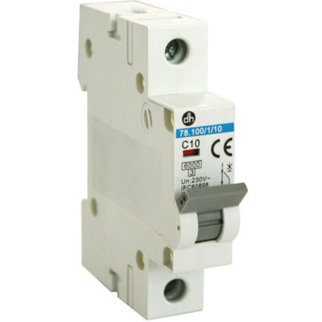 Interruptor automático magnetotérmico (MCB) 1 Polo 16 A Electro Dh 78.100/1/16 8430552111374