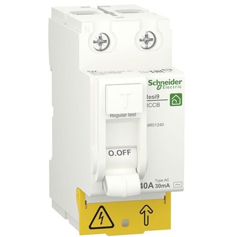 SCHNEIDER ELECTRIC Interruptor automático RESI9 ID 2P 40A 30mA AC