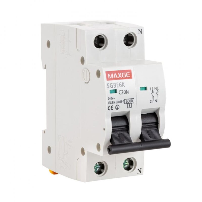 

Interruptor Automático Residencial 1P+N 32A Curva C 6KA Gris - Iluminashop
