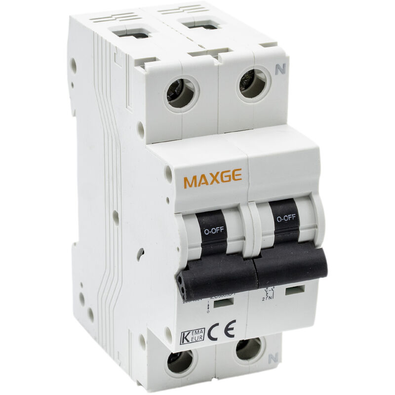 

Interruptor automatico residencial 1P+N-6kA Blanco 40 A