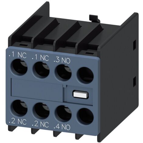 Interruptor auxiliar Siemens en la parte delantera 1L+2R 3RH29111HA12