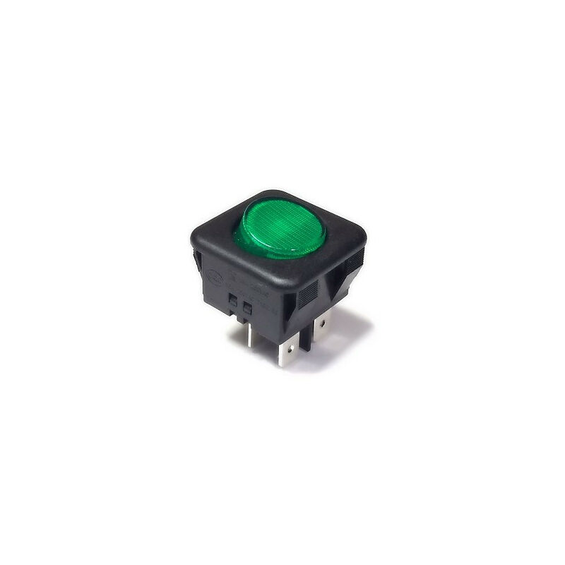 

Interruptor Basculante Cuadrado Luminoso Verde 16a/250vac 49hf1320 ** Id4-3304