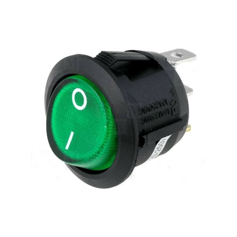 

Sci Parts - Interruptor Basculante Luminoso VERDE 10A/250VAC OF-ON