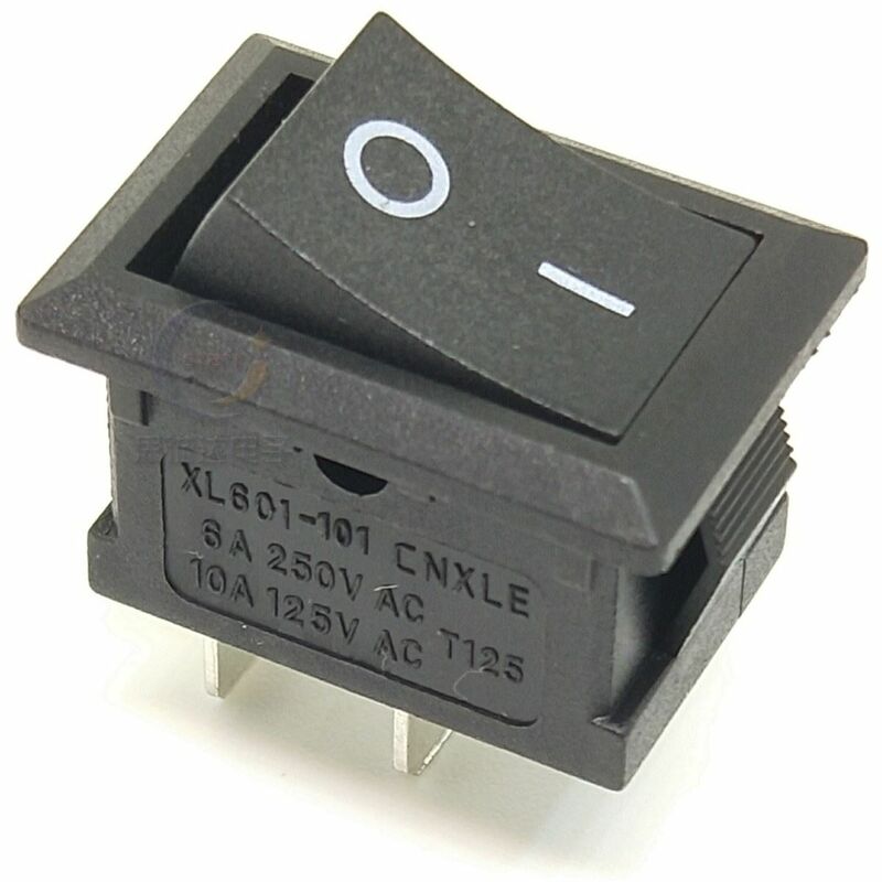

Interruptor Basculante XL601 Negro