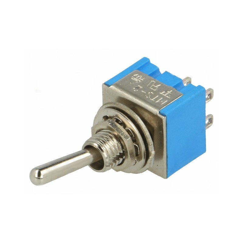 

Interruptor Palanca Bipolar 2 Posiciones 3A/250Vac ON-ON