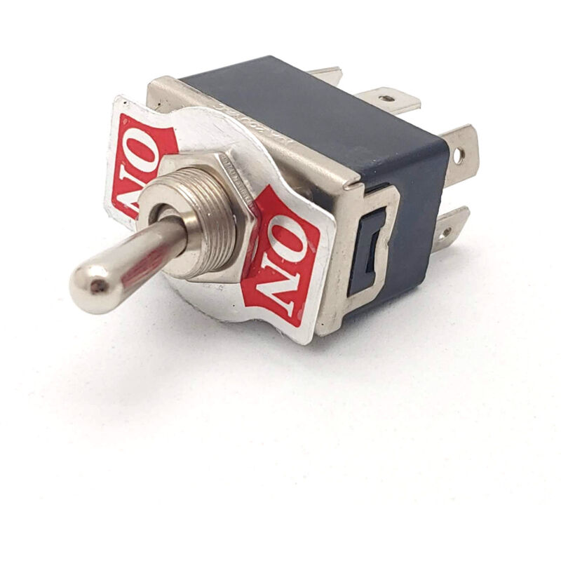 

Electro Dh - Interruptor bipolar a palanca Terminales Faston 6'35 mm ON-ON 10A/ 250VAC 11.467.C 8430552074785