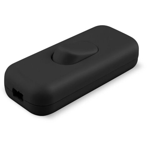 Interruptor bipolar blanco ONLEX 4A plano negro