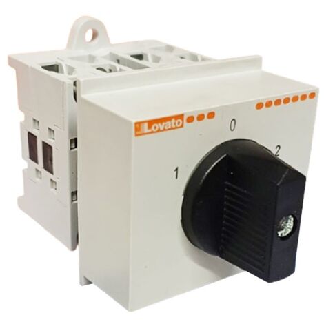 Interruptor bipolar de montaje DIN Lovato Serie GX 16A GX1652O48
