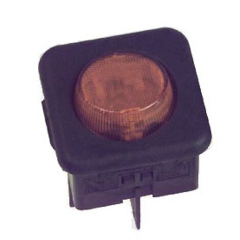 Interruptor bipolar naranja 25x25 4 faston