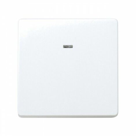 Interruptor bipolar Simon 27 16A ancho con piloto blanco nieve SIMON 27134-65