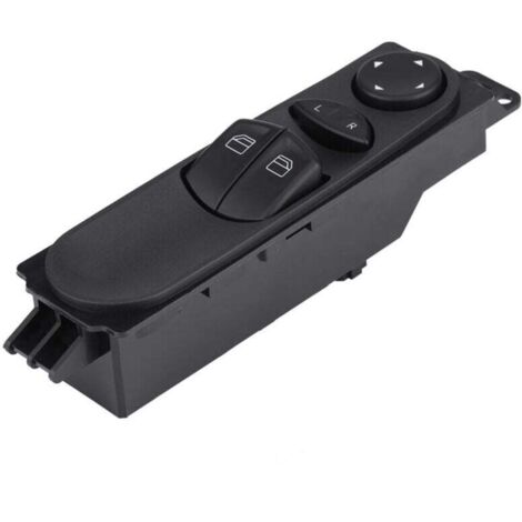 Interruptor central de elevalunas eléctrico para Mercedes Vito W639 (2003–2014), pieza original compatible, color negro.
