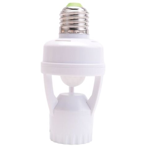 Interruptor con sensor de movimiento infrarrojo E27 de 360° para bombilla LED 110-220V