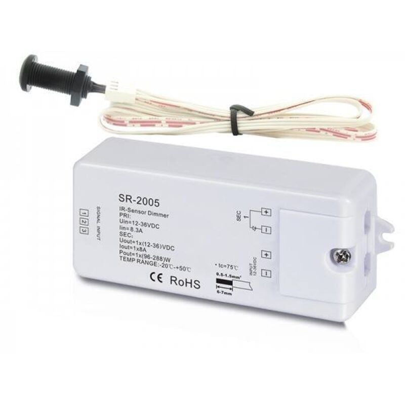 

Interruptor con sensor de proximidad IR 12-36V 1Ch 3A