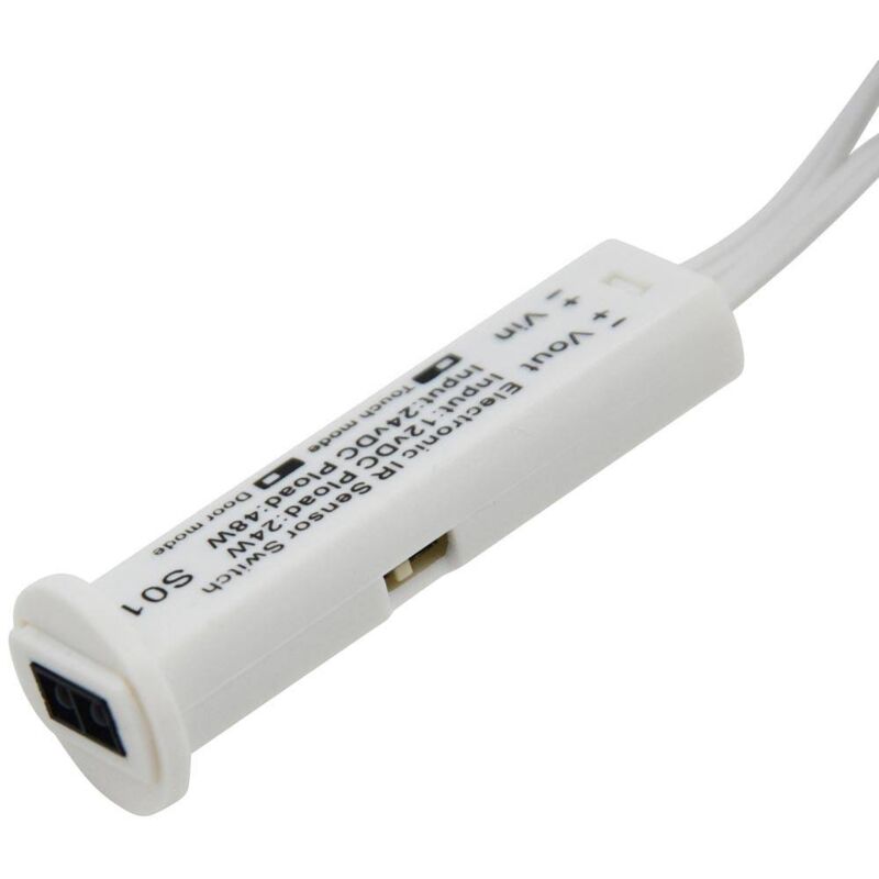 

Barcelona Led - Interruptor con sensor empotrable para armarios IR 12/24V-DC IP20