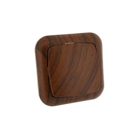 Interruptor Conmutador Empotrar MADERA