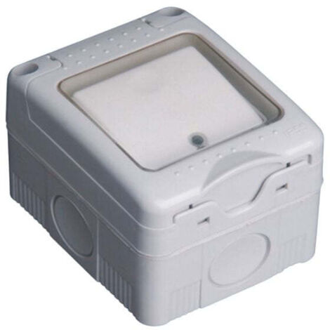 Interruptor Conmutador Estanco Superficie 16A 250V con Indicador Luminoso y Tapa