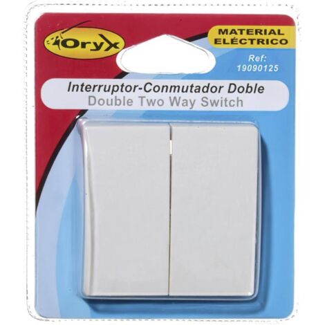 Interruptor / Conmutador Oryx Doble (Mecanismo)