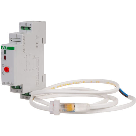 Interruptor crepuscular AZ-112-LED con sonda externa, relé InRush16 A (160 A/20 ms)