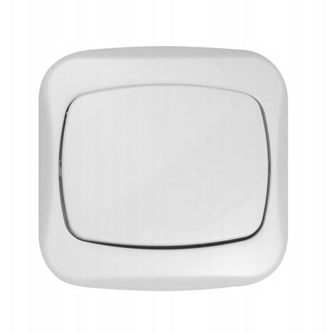 Interruptor cruzado empotrable Montis MT052K, blanco, blanco