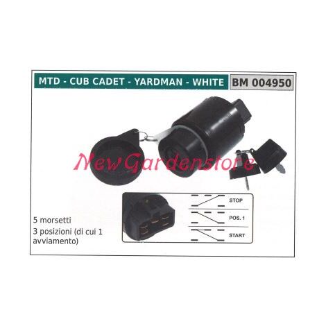 Interruptor de arranque MTD 5 terminales 3 posiciones 004950