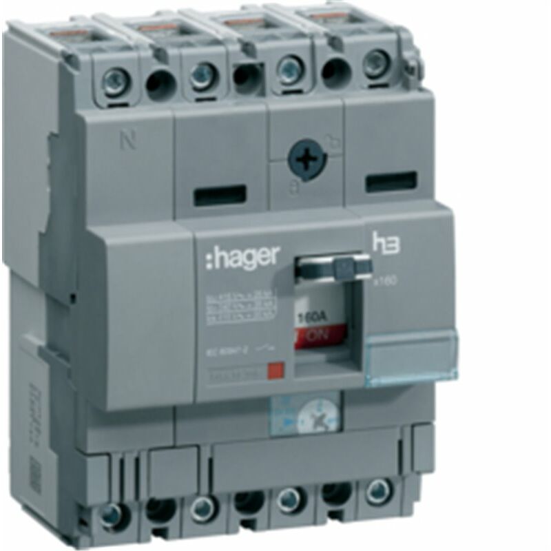 

Interruptor automático H3 HHA161H 160A 4 polos X160 25kA - Hager