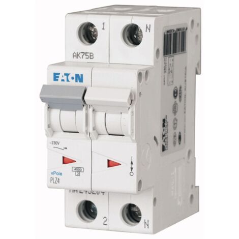 Interruptor de circuito-Eaton 16A 1P+N 4.5 KA 2 módulos 243230