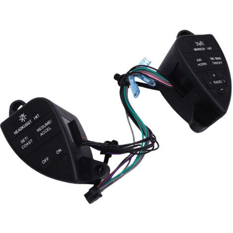 Interruptor de control de crucero para volante International ProStar 2007-2016, lado del conductor, material ABS de alta calidad, Ref. 2611199C91 / 901-5101