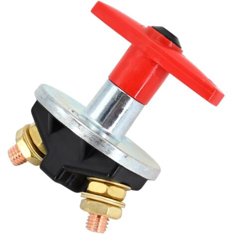 Interruptor de desconexión de batería, 12V-60V 200A, interruptor de desconexión de batería de coche universal fijo con llave, interruptor de emergencia para coche.
