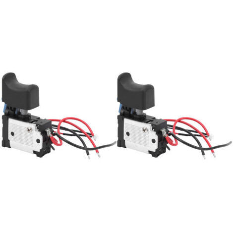Interruptor de disparo de 7,2 V a 24 V DC para taladros, pulidores y martillos eléctricos interruptor para taladros con cable y taladros de batería de litio.