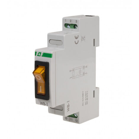 Interruptor de dos posiciones con luz indicadora amarilla WB-1Y