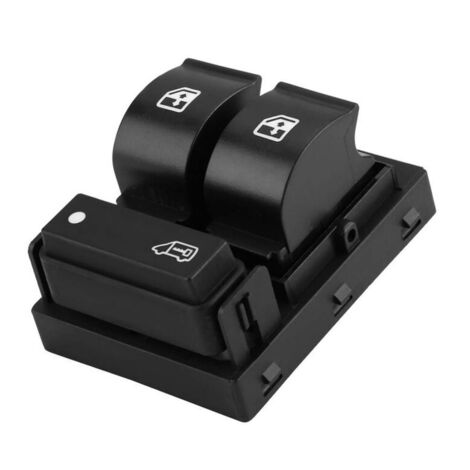 Interruptor de elevalunas del coche, botón de elevación de elevalunas con puente, botón de control de elevalunas eléctrico, interruptor de elevalunas del lado del conductor para relé