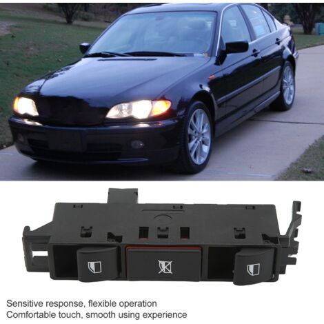 Interruptor de elevalunas eléctrico del lado del conductor DWS 832 - Respuesta rápida y sensible - Compatible con 320i 323i 325i 325xi 328i 330i 330xi