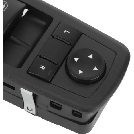 Interruptor de elevalunas eléctrico delantero izquierdo 68039999AA Botón negro mate Compatible con Dodge Grand Caravan/Journey