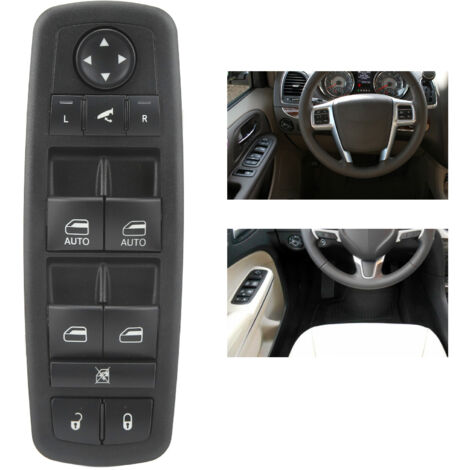 Interruptor de elevalunas eléctrico delantero izquierdo con doble función automática 68139806AA - Repuesto para Chrysler 300 2013-2015