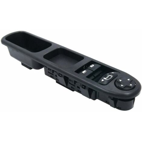 Interruptor de elevalunas eléctrico delantero izquierdo y derecho, interruptor regulador de ventana 6554Qc, repuesto para Citroën C3 Picasso 2009-2014, Peugeot 207