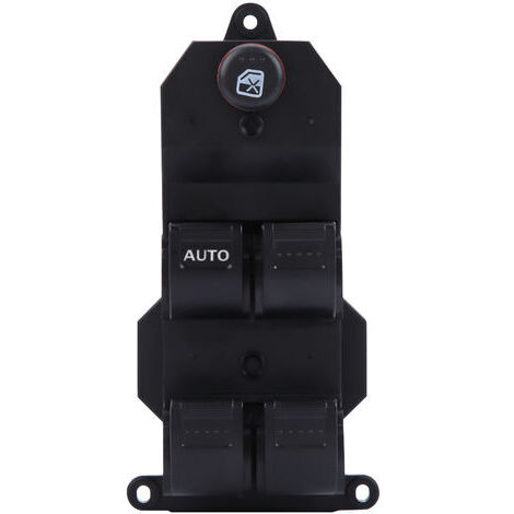 Interruptor de elevalunas eléctrico, interruptor de potencia negro de alta resistencia y resistente a la abrasión 35750-S5A-A02ZA para repuesto de accesorios de automóvil Civic CR-V