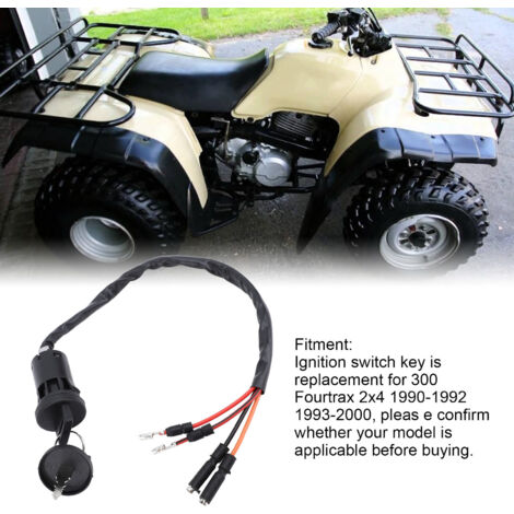 Interruptor de encendido con llaves 35100 HM5 671 para Honda Fourtrax 300 2x4 ATV (1990-2000)