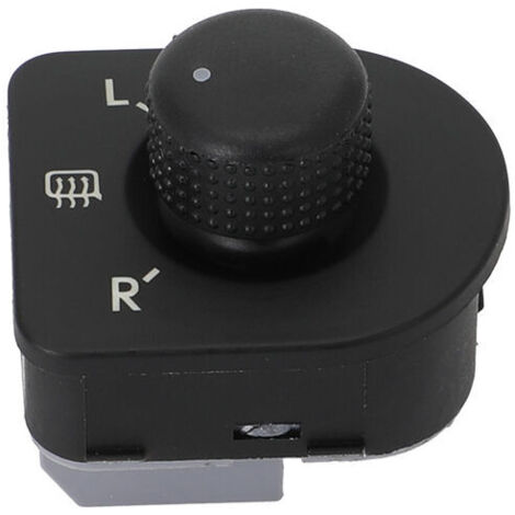 Interruptor de espejo lateral para perilla de ajuste de espejo lateral, interruptor de control de espejo retrovisor 1J1959565F, adecuado para Passat B5 Jetta