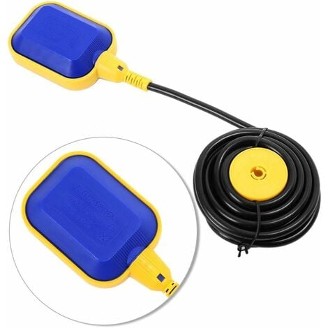 Interruptor de Flotador 2m Contrôleur de Niveau d'eau de commutateur de Flotteur de câble de 2M for Le Moteur de réservoir de 500w ou Moins de Pompe à réservoir -Versailles