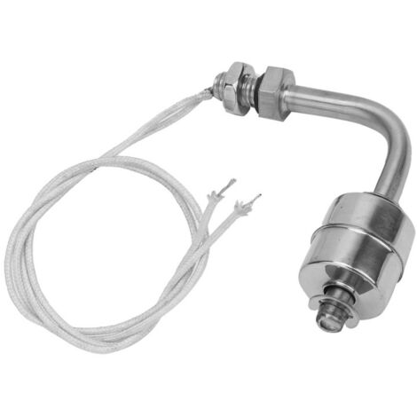 Interruptor de flotador con sensor de nivel de agua líquida de acero inoxidable para piscinas, 75 mm