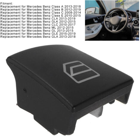 Interruptor de la ventanilla del lado del conductor para Mercedes-Benz Clase A, Clase B, Clase C, CLA, GLK, etc. (2012-2019) - Interruptor de ventanilla ABS para vehículos con volante a la izquierda