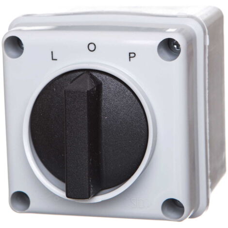 Interruptor de leva 12A L0P 3P ARCO izquierda derecha IP65
