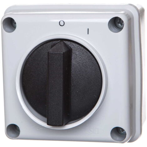 Interruptor de levas 12A 01 1F ŁUK en carcasa IP44