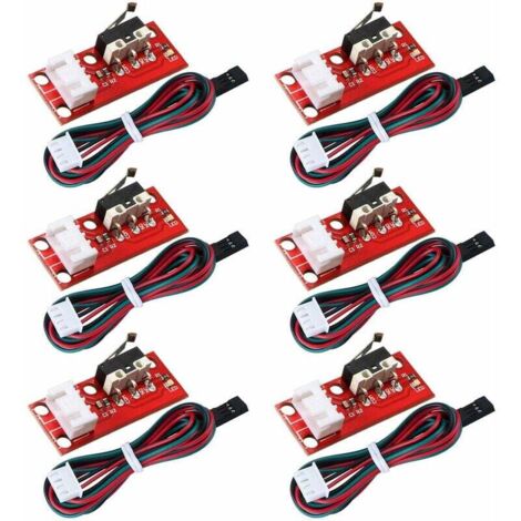 Interruptor de límite mecánico ZVD-6 piezas para impresora 3D RepRap Prusa Mendel CNC Arduino Mega 2560 RAMPS 1.4